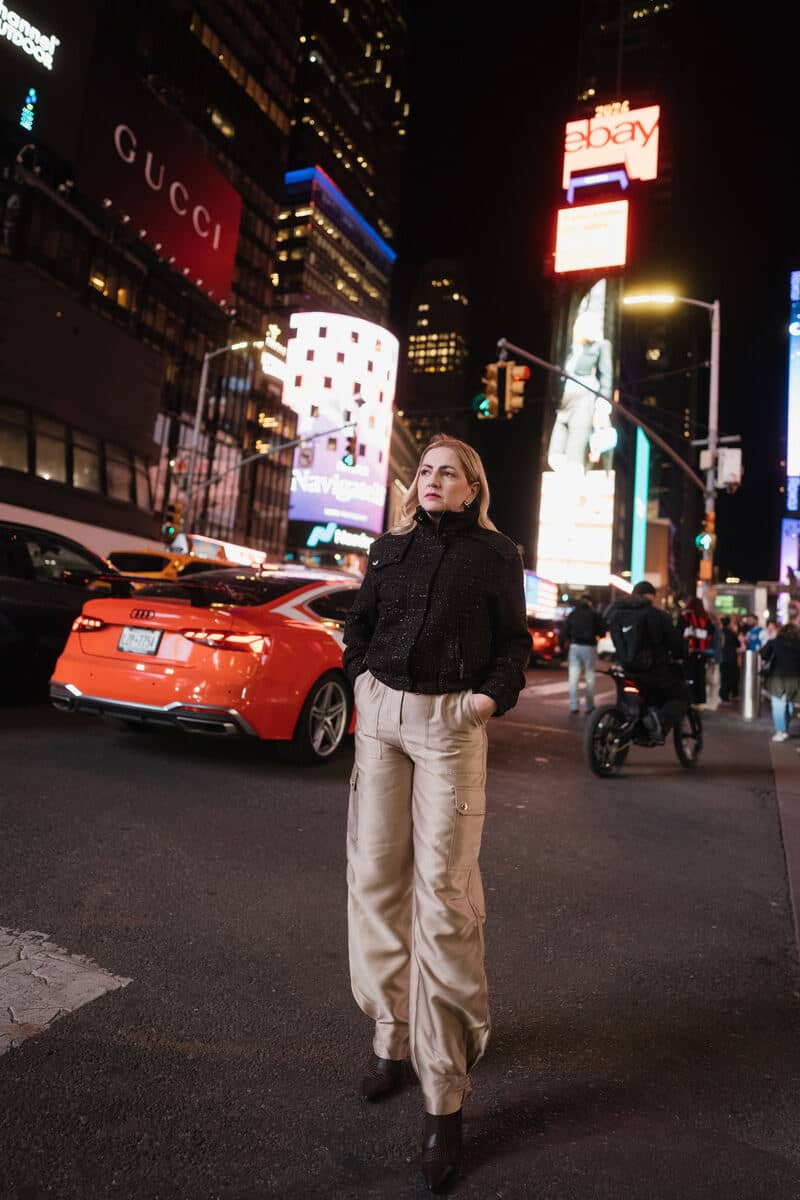 Paty e Fred juntos em Nova York