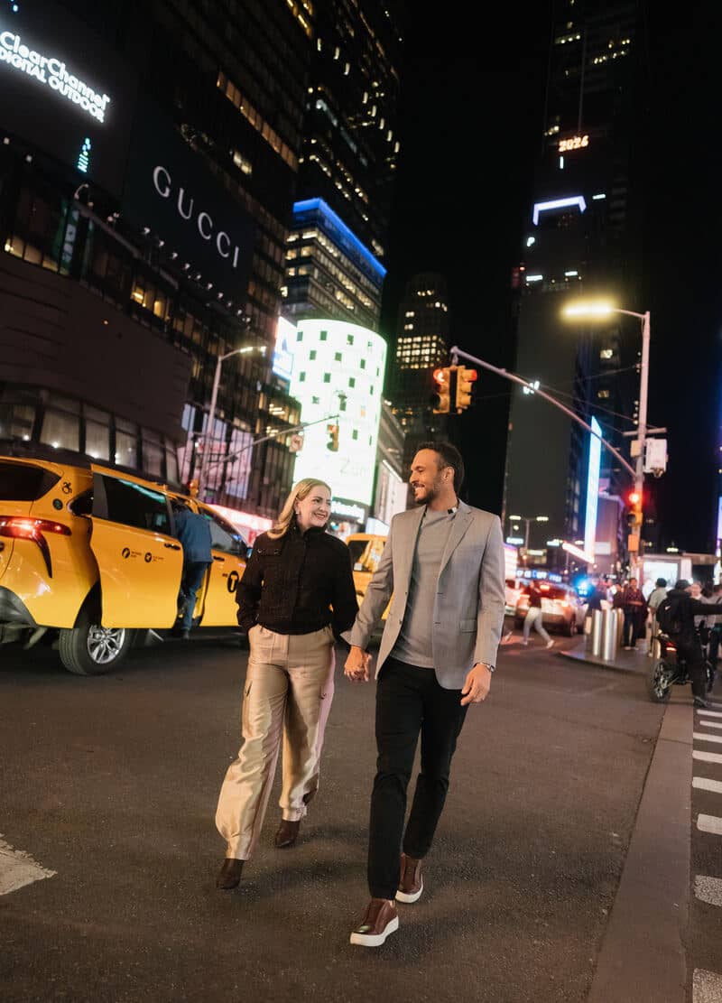 Paty e Fred juntos na cidade